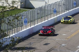 #191 Lamborghini Huracan GT3 of Jeff Burton, Zelus Motorsports, GT America Powered by AWS, SRO3, SRO America, GT America, Grand Prix of St. Petersburg, St. Petersburg, FL, February 2022.
 | Brian Cleary/SRO