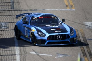 #79 Mercedes-AMG GT4 of Chris Gumprecht, RENNtech Motorsports, GT America Powered by AWS, GT4, SRO America, GT America, Grand Prix of St. Petersburg, St. Petersburg, FL, February 2022.
 | Brian Cleary/SRO