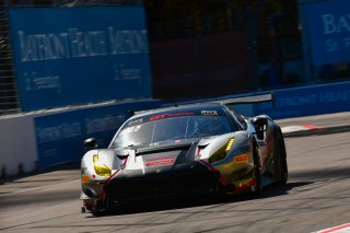 #37 Ferrari 488 GT3 of Justin Wetherill, Triarsi Competizione, GT America Powered by AWS, SRO3, SRO America, GT America, Grand Prix of St. Petersburg, St. Petersburg, FL, February 2022.
 | Fred Hardy/SRO
