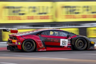 #191 Lamborghini Huracan GT3 of Jeff Burton, Zelus Motorsports, GT America Powered by AWS, SRO3, SRO America, GT America, Grand Prix of St. Petersburg, St. Petersburg, FL, February 2022.
 | Brian Cleary/SRO