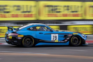 #79 Mercedes-AMG GT4 of Chris Gumprecht, RENNtech Motorsports, GT America Powered by AWS, GT4, SRO America, GT America, Grand Prix of St. Petersburg, St. Petersburg, FL, February 2022.
 | Brian Cleary/SRO