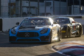 #79 Mercedes-AMG GT4 of Chris Gumprecht, RENNtech Motorsports, GT America Powered by AWS, GT4, SRO America, GT America, Grand Prix of St. Petersburg, St. Petersburg, FL, February 2022.
 | Brian Cleary/SRO