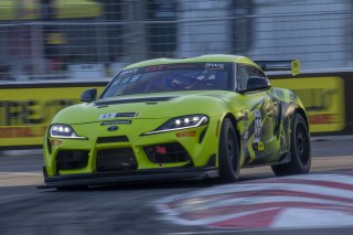 #55 Toyota GR Supra GT4 of Moisey Uretsky, Accelerating Performance, GT America Powered by AWS, GT4, SRO America, GT America, Grand Prix of St. Petersburg, St. Petersburg, FL, February 2022.
 | Brian Cleary/SRO