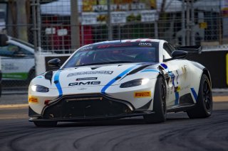#2  Aston Martin Vantage AMR GT4 of  Jason Bell, GMG Racing, GT America Powered by AWS, GT4, SRO America, GT America, Grand Prix of St. Petersburg, St. Petersburg, FL, February 2022.
 | Brian Cleary/SRO