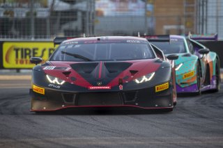 #191 Lamborghini Huracan GT3 of Jeff Burton, Zelus Motorsports, GT America Powered by AWS, SRO3, SRO America, GT America, Grand Prix of St. Petersburg, St. Petersburg, FL, February 2022.
 | Brian Cleary/SRO