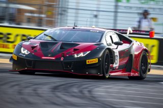 #191 Lamborghini Huracan GT3 of Jeff Burton, Zelus Motorsports, GT America Powered by AWS, SRO3, SRO America, GT America, Grand Prix of St. Petersburg, St. Petersburg, FL, February 2022.
 | Brian Cleary/SRO