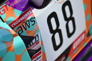 #88 Lamborghini Huracan GT3 of Jason Harward, Zelus Motorsports, GT America Powered by AWS, SRO3, SRO America, GT America, Grand Prix of St. Petersburg, St. Petersburg, FL, February 2022.
 | Fred Hardy/SRO