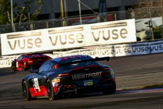 #50 Aston Martin Vantage GT4 of Ross Chouest, Chouest Povoledo Racing, GT America Powered by AWS, GT4, SRO America, GT America, Grand Prix of St. Petersburg, St. Petersburg, FL, February 2022.
 | James Lietz/SRO