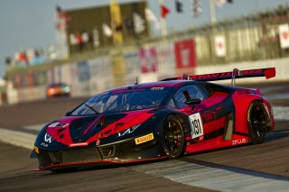 #191 Lamborghini Huracan GT3 of Jeff Burton, Zelus Motorsports, GT America Powered by AWS, SRO3, SRO America, GT America, Grand Prix of St. Petersburg, St. Petersburg, FL, February 2022.
 | James Lietz/SRO