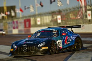 #63 Mercedes-AMG GT3 of David Askew, DXDT Racing, GT America Powered by AWS, SRO3, SRO America, GT America, Grand Prix of St. Petersburg, St. Petersburg, FL, February 2022.
 | James Lietz/SRO