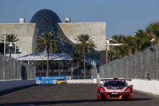 #58 Audi R8 LMS GT2 of CJ Moses, GMG Racing, GT America Powered by AWS, GT2, SRO America, GT America, Grand Prix of St. Petersburg, St. Petersburg, FL, February 2022.
 | Brian Cleary/SRO