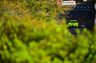 #55 Toyota GR Supra GT4 of Moisey Uretsky, Accelerating Performance, GT America Powered by AWS, GT4, SRO America, GT America, Grand Prix of St. Petersburg, St. Petersburg, FL, February 2022.
 | Fred Hardy/SRO