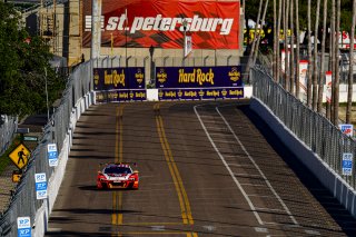 #58 Audi R8 LMS GT2 of CJ Moses, GMG Racing, GT America Powered by AWS, GT2, SRO America, GT America, Grand Prix of St. Petersburg, St. Petersburg, FL, February 2022.
 | James Lietz/SRO