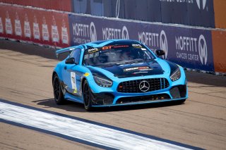 #79 Mercedes-AMG GT4 of Chris Gumprecht, RENNtech Motorsports, GT America Powered by AWS, GT4, SRO America, GT America, Grand Prix of St. Petersburg, St. Petersburg, FL, February 2022.
 | Brian Cleary/SRO