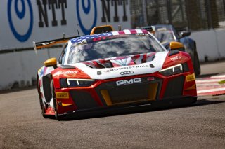 #58 Audi R8 LMS GT2 of CJ Moses, GMG Racing, GT America Powered by AWS, GT2, SRO America, GT America, Grand Prix of St. Petersburg, St. Petersburg, FL, February 2022.
 | Brian Cleary/SRO