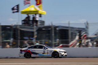 #28 BMW M4 GT4 of Rick Uhler, SRQ Motorsports, GT America Powered by AWS, GT4, SRO America, GT America, Grand Prix of St. Petersburg, St. Petersburg, FL, February 2022.
 | Brian Cleary/SRO