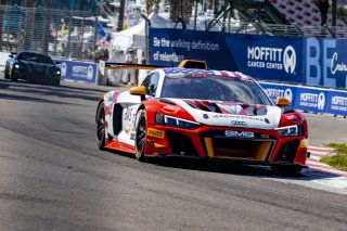 #58 Audi R8 LMS GT2 of CJ Moses, GMG Racing, GT America Powered by AWS, GT2, SRO America, GT America, Grand Prix of St. Petersburg, St. Petersburg, FL, February 2022.
 | Brian Cleary/SRO