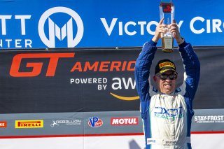 #63 Mercedes-AMG GT3 of David Askew, DXDT Racing, GT America Powered by AWS, SRO3, SRO America, GT America, Grand Prix of St. Petersburg, St. Petersburg, FL, February 2022.
 | Brian Cleary/SRO