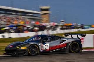 #37 Ferrari 488 GT3 of Justin Wetherill, Triarsi Competizione, GT America Powered by AWS, SRO3, SRO America, GT America, Grand Prix of St. Petersburg, St. Petersburg, FL, February 2022.
 | James Lietz/SRO