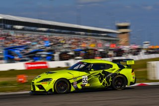 #55 Toyota GR Supra GT4 of Moisey Uretsky, Accelerating Performance, GT America Powered by AWS, GT4, SRO America, GT America, Grand Prix of St. Petersburg, St. Petersburg, FL, February 2022.
 | James Lietz/SRO