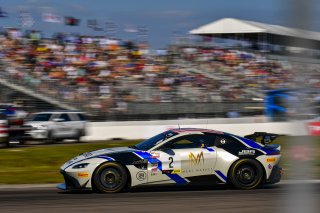 #2  Aston Martin Vantage AMR GT4 of  Jason Bell, GMG Racing, GT America Powered by AWS, GT4, SRO America, GT America, Grand Prix of St. Petersburg, St. Petersburg, FL, February 2022.
 | James Lietz/SRO