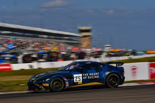 #25 Aston Martin Vantage GT4 of Gray Newell, Heart of Racing Team, GT America Powered by AWS, GT4, SRO America, GT America, Grand Prix of St. Petersburg, St. Petersburg, FL, February 2022.
 | James Lietz/SRO