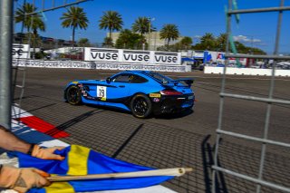 #79 Mercedes-AMG GT4 of Chris Gumprecht, RENNtech Motorsports, GT America Powered by AWS, GT4, SRO America, GT America, Grand Prix of St. Petersburg, St. Petersburg, FL, February 2022.
 | James Lietz/SRO