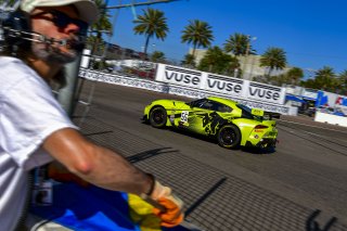 #55 Toyota GR Supra GT4 of Moisey Uretsky, Accelerating Performance, GT America Powered by AWS, GT4, SRO America, GT America, Grand Prix of St. Petersburg, St. Petersburg, FL, February 2022.
 | James Lietz/SRO