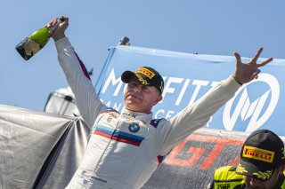 #22 BMW M4 GT4 of Marko Radisic, SRQ Motorsports, GT America Powered by AWS, GT4, \SRO America, GT America, Grand Prix of St. Petersburg, St. Petersburg, FL, February 2022.
 | James Lietz/SRO