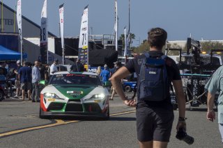 #21 Toyota GR Supra GT4 of Nick Shanny, Accelerating Performance, GT America Powered by AWS, GT4, SRO America, GT America, Grand Prix of St. Petersburg, St. Petersburg, FL, February 2022.
 | Brian Cleary/SRO