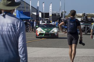 #21 Toyota GR Supra GT4 of Nick Shanny, Accelerating Performance, GT America Powered by AWS, GT4, SRO America, GT America, Grand Prix of St. Petersburg, St. Petersburg, FL, February 2022.
 | Brian Cleary/SRO