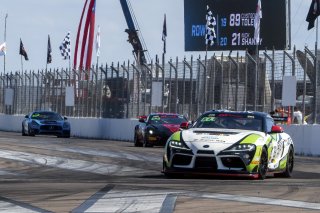 #69 Toyota GR Supra GT4 of Todd Coleman, Smooge Racing, GT America Powered by AWS, GT4, SRO America, GT America, Grand Prix of St. Petersburg, St. Petersburg, FL, February 2022.
 | Brian Cleary/SRO