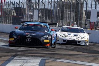 #63 Mercedes-AMG GT3 of David Askew, DXDT Racing, GT America Powered by AWS, SRO3, SRO America, GT America, Grand Prix of St. Petersburg, St. Petersburg, FL, February 2022.
 | Brian Cleary/SRO