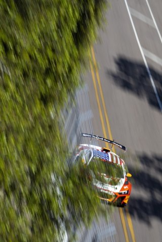 #58 Audi R8 LMS GT2 of CJ Moses, GMG Racing, GT America Powered by AWS, GT2, SRO America, GT America, Grand Prix of St. Petersburg, St. Petersburg, FL, February 2022.
 | Brian Cleary/SRO