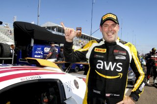 #58 Audi R8 LMS GT2 of CJ Moses, GMG Racing, GT America Powered by AWS, GT2, SRO America, GT America, Grand Prix of St. Petersburg, St. Petersburg, FL, February 2022.
 | Brian Cleary/SRO