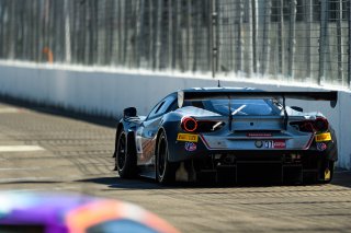 #37 Ferrari 488 GT3 of Justin Wetherill, Triarsi Competizione, GT America Powered by AWS, SRO3, SRO America, GT America, Grand Prix of St. Petersburg, St. Petersburg, FL, February 2022.
 | Fred Hardy/SRO