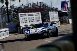 #2  Aston Martin Vantage AMR GT4 of  Jason Bell, GMG Racing, GT America Powered by AWS, GT4, SRO America, GT America, Grand Prix of St. Petersburg, St. Petersburg, FL, February 2022.
 | James Lietz/SRO