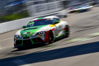 #21 Toyota GR Supra GT4 of Nick Shanny, Accelerating Performance, GT America Powered by AWS, GT4, SRO America, GT America, Grand Prix of St. Petersburg, St. Petersburg, FL, February 2022.
 | James Lietz/SRO