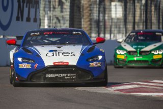 #15 Aston Martin Vantage AMR GT4 of Bryan Putt, BSport Racing, GT America Powered by AWS, GT4, SRO America, GT America, Grand Prix of St. Petersburg, St. Petersburg, FL, February 2022.
 | Brian Cleary/SRO