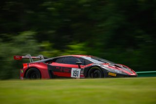 #191 Lamborghini Huracan GT3 of Jeff Burton, Zelus Motorsports, GT America Powered by AWS, SRO3, SRO America, VIR, Virginia International Rcaeway, Alton, Virginia, June 2022.
 | Fred Hardy/SRO