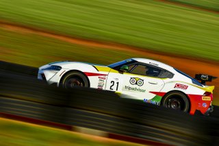 #21 Toyota GR Supra GT4 of Nick Shanny and Terry Borcheller, Accelerating Performance, GT4 America, Am, SRO America, VIR, Virginia International Rcaeway, Alton, Virginia, June 2022.
 | James Lietz/SRO