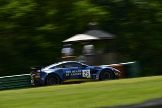 #25 Aston Martin Vantage GT4 of Gray Newell, Heart of Racing Team, GT America Powered by AWS, GT4, SRO America, VIR, Virginia International Rcaeway, Alton, Virginia, June 2022.
 | James Lietz/SRO