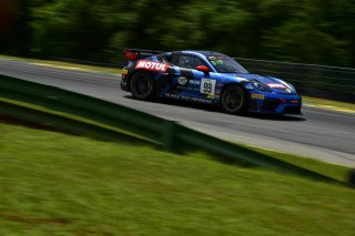 #99 Porsche 718 Cayman GT4 RS Clubsport of Robb Holland, Rotek Racing, GT America Powered by AWS, GT4, SRO America, VIR, Virginia International Rcaeway, Alton, Virginia, June 2022.
 | James Lietz/SRO