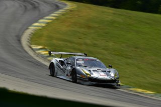 #37 Ferrari 488 GT3 of Justin Wetherill, Triarsi Competizione, GT America Powered by AWS, SRO3, SRO America, VIR, Virginia International Rcaeway, Alton, Virginia, June 2022.
 | James Lietz/SRO