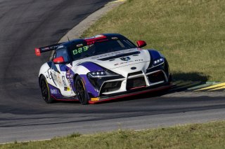 #67 Toyota Supra GT4 of Jose DaSilva, Smooge Racing, GT America Powered by AWS, GT4, SRO America, VIR, Virginia International Rcaeway, Alton, Virginia, June 2022.
 | Brian Cleary/SRO