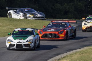 #21 Toyota GR Supra GT4 of Nick Shanny, Accelerating Performance, GT America Powered by AWS, GT4, SRO America, VIR, Virginia International Rcaeway, Alton, Virginia, June 2022.
 | Brian Cleary/SRO