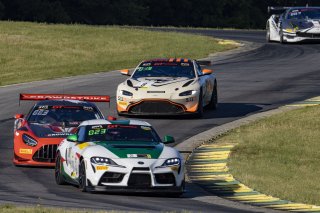 #21 Toyota GR Supra GT4 of Nick Shanny, Accelerating Performance, GT America Powered by AWS, GT4, SRO America, VIR, Virginia International Rcaeway, Alton, Virginia, June 2022.
 | Brian Cleary/SRO