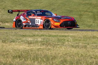 #04 Mercedes-AMG GT3 of George Kurtz, Riley Motorsports, GT America Powered by AWS, SRO3, SRO America, VIR, Virginia International Rcaeway, Alton, Virginia, June 2022.
 | Brian Cleary/SRO