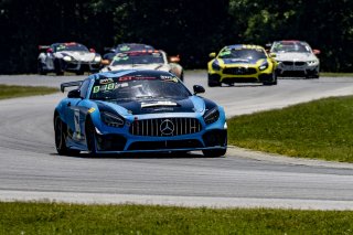 #79 Mercedes-AMG GT4 of Chris Gumprecht, RENNtech Motorsports, GT America Powered by AWS, GT4, SRO America, VIR, Virginia International Rcaeway, Alton, Virginia, June 2022.
 | Brian Cleary/SRO
