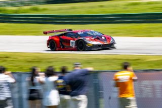 #191 Lamborghini Huracan GT3 of Jeff Burton, Zelus Motorsports, GT America Powered by AWS, SRO3, SRO America, VIR, Virginia International Rcaeway, Alton, Virginia, June 2022.
 | Brian Cleary/SRO